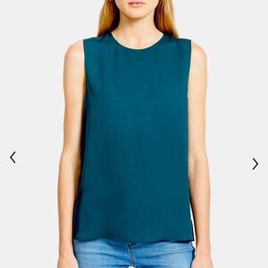 THEORY Silk Georgette Shell  Size S NWOT